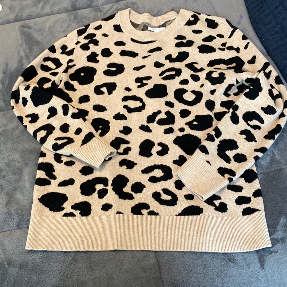 Daily Ritual Women's Ultra-Soft Jacquard Crewneck Pullover Sweater